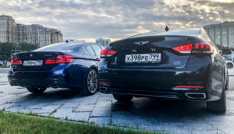 Седан за 4 миллиона — кореец или немец? Сравниваем Genesis G80 и BMW 5