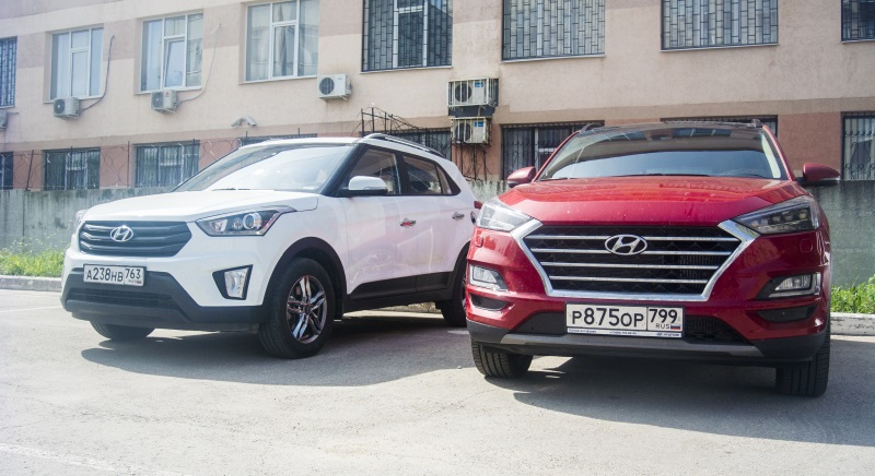 Вопрос выбора: купить кроссовер Hyundai Creta или доплатить за Tucson?