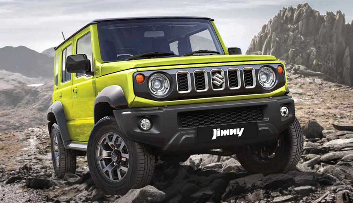 У внедорожника Suzuki Jimny появилась пятидверная версия