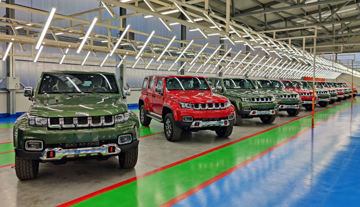 Первые внедорожники BAIC BJ40 калининградской сборки