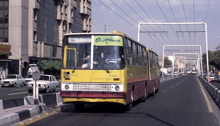 Ikarus 293 в Тегеране, фото 2005 года (transphoto.ru)