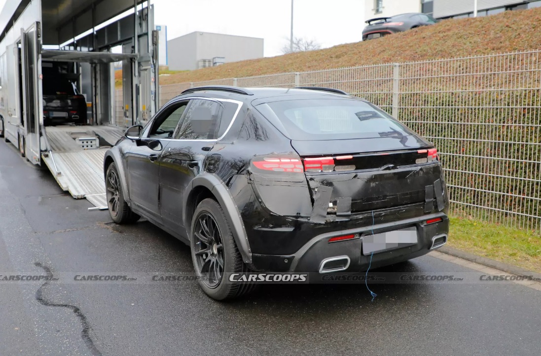 Porsche Cayenne EV 2026 года впервые представлен на шпионских фотографиях