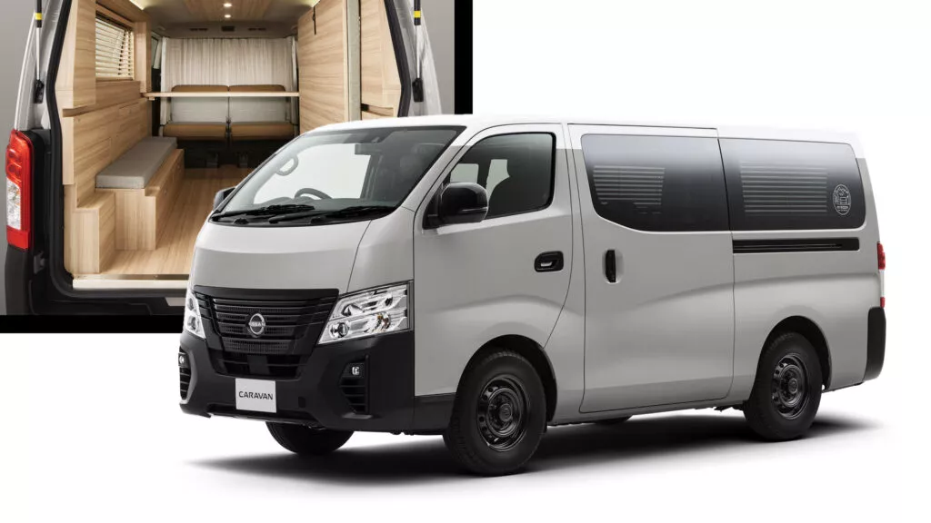 Nissan представил новую версию минивэна под названием Caravan MyRoom с домашним интерьером