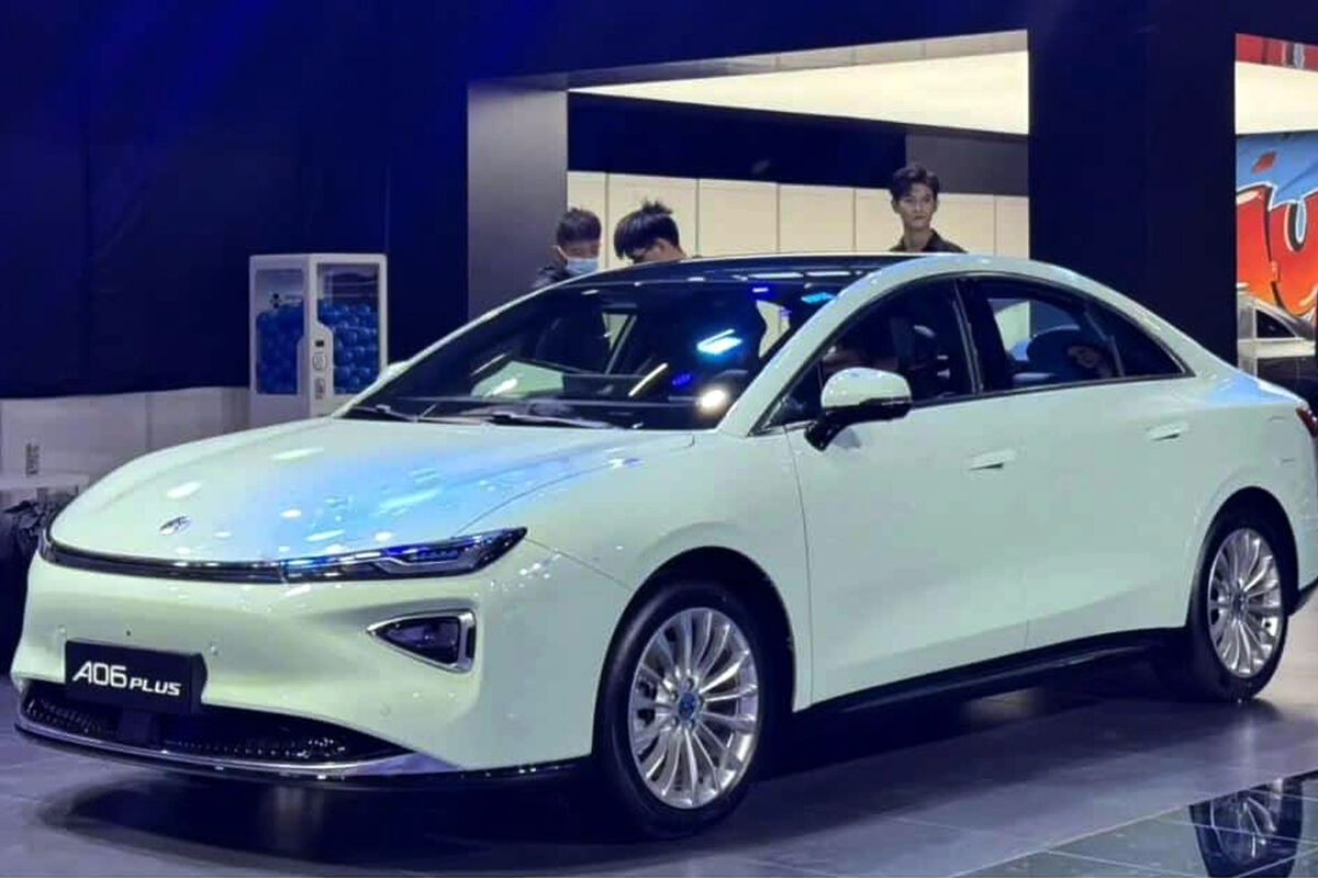 На автосалоне в Гуанчжоу GAC представил электроседан Hycan A06 Plus дешевле 2 млн рублей 