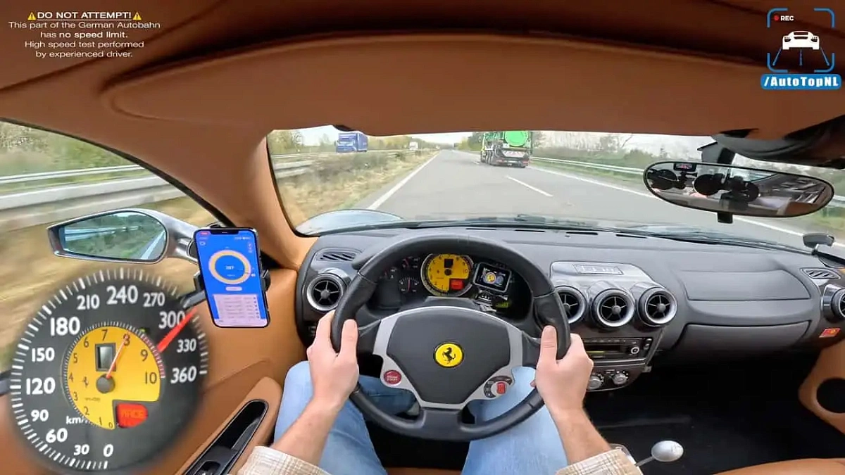 Посидите за рулем Ferrari F430, который разогнался до 309 км/ч 