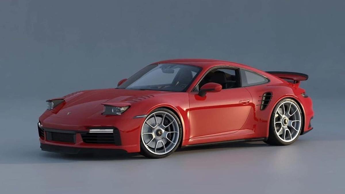 Спортивный Porsche 911 еще круче выглядит с выдвижными фарами