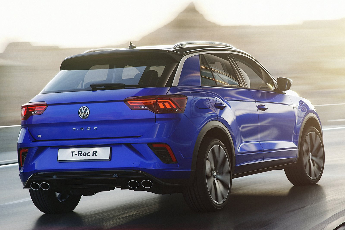 Volkswagen T-Roc R: турбочетверка от Golf R и выхлоп Akrapovic