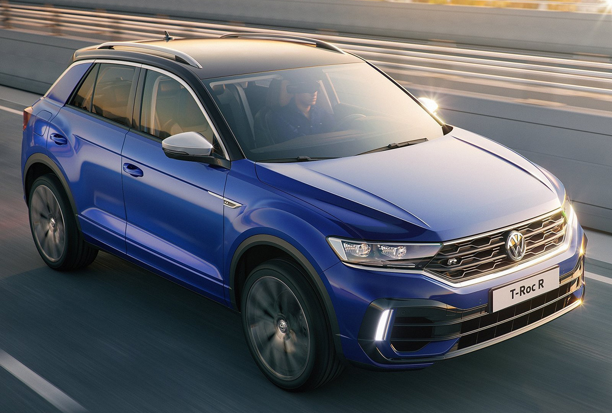 Volkswagen T-Roc R: турбочетверка от Golf R и выхлоп Akrapovic