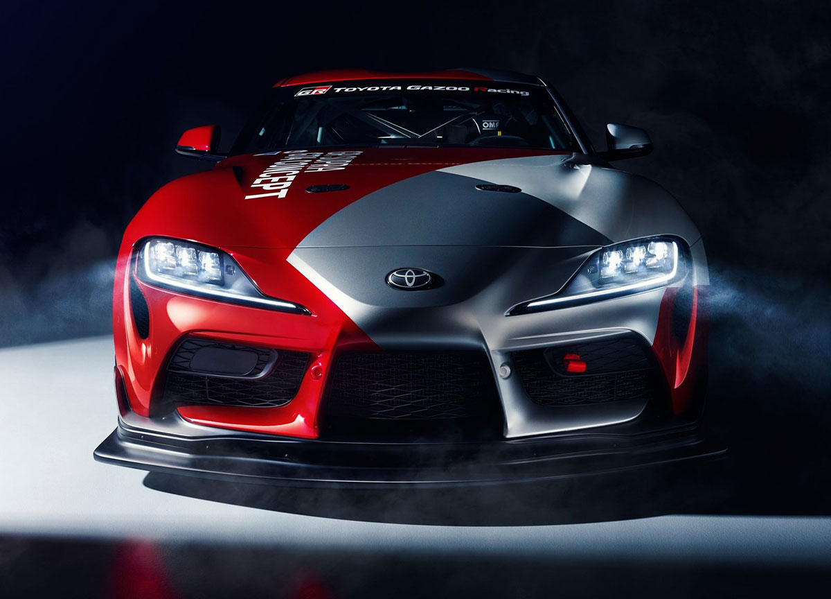 Toyota GR Supra GT4 Concept: каркас безопасности, гоночные «ковши» и «турбошестерка»