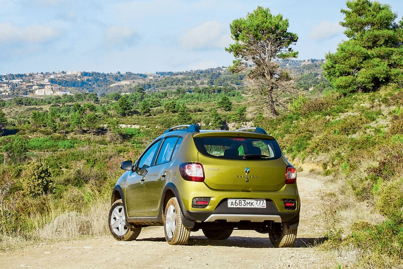 Renault Sandero Stepway. Антидастер