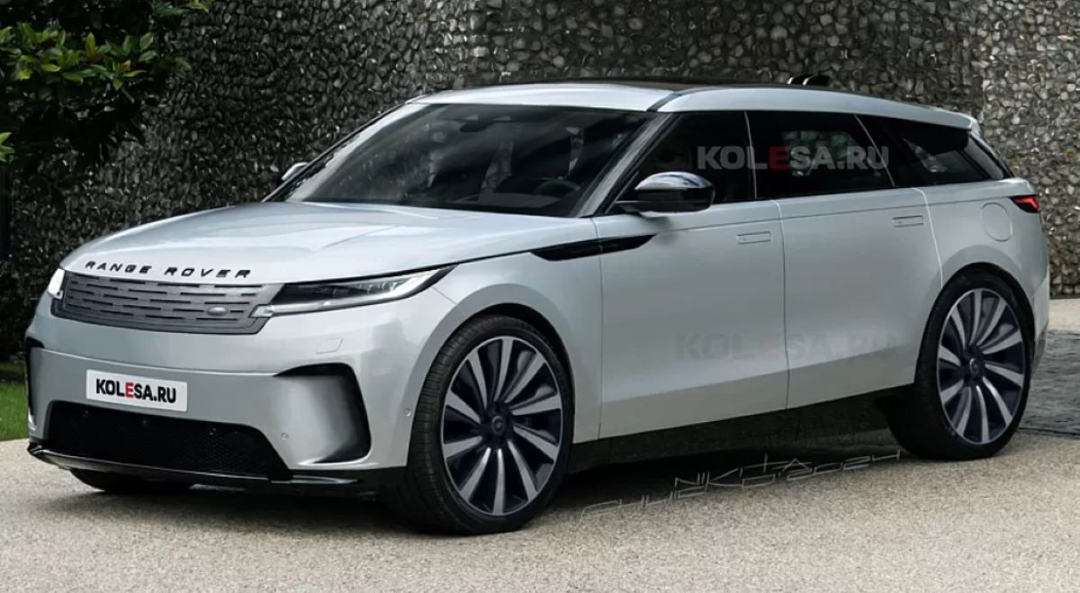 В Сети внешность преемника Range Rover Velar раскрыли на новых фоторендерах