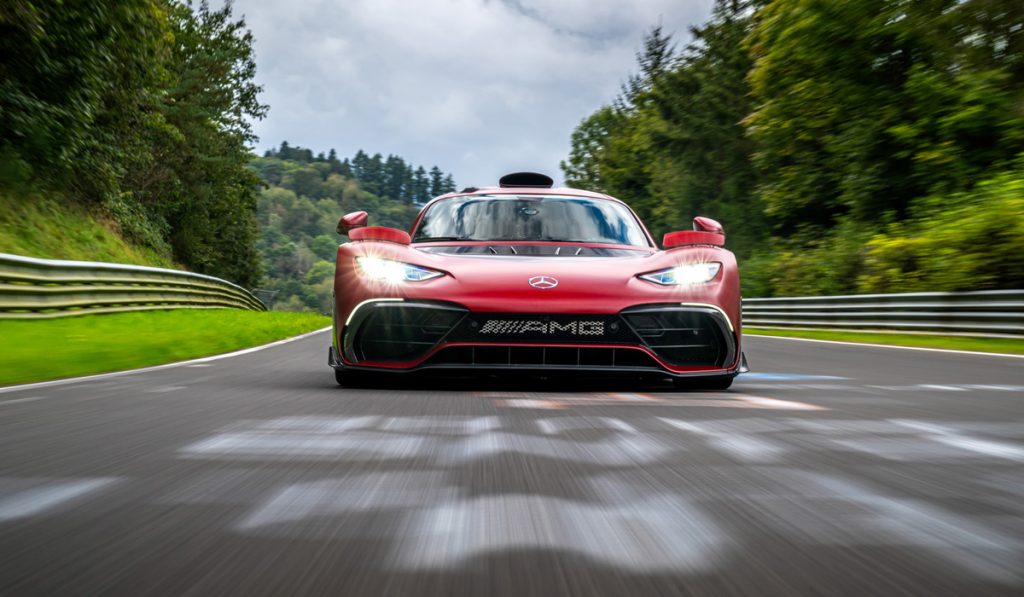 Серийный Mercedes-AMG One побил собственный рекорд Нюрбургринга